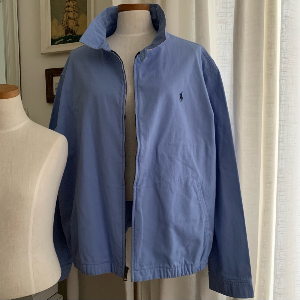 Ralph Lauren Blue Bomber Jacket